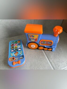 Blippi Musical Train & Blippi Phone Toddler Toys